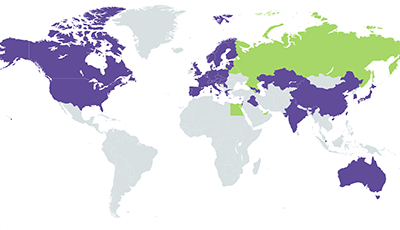 Global Accounting Service Map