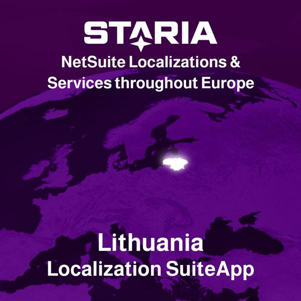 Staria NetSuite Localizations Lithuania