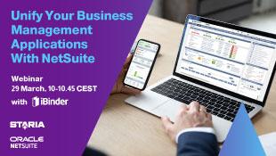 Webinar: Unify Your Business Management Applications With NetSuite