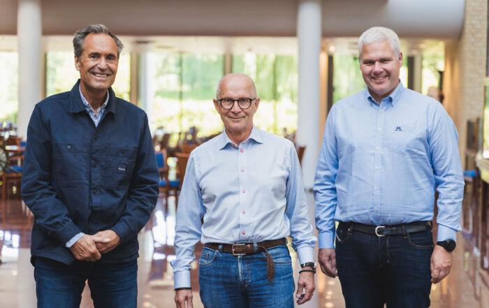 Staria's Kjell Grönberg, Sales Executive, with Asbjørn Sundodden, Senior Consultant and Bo Hjort Christensen